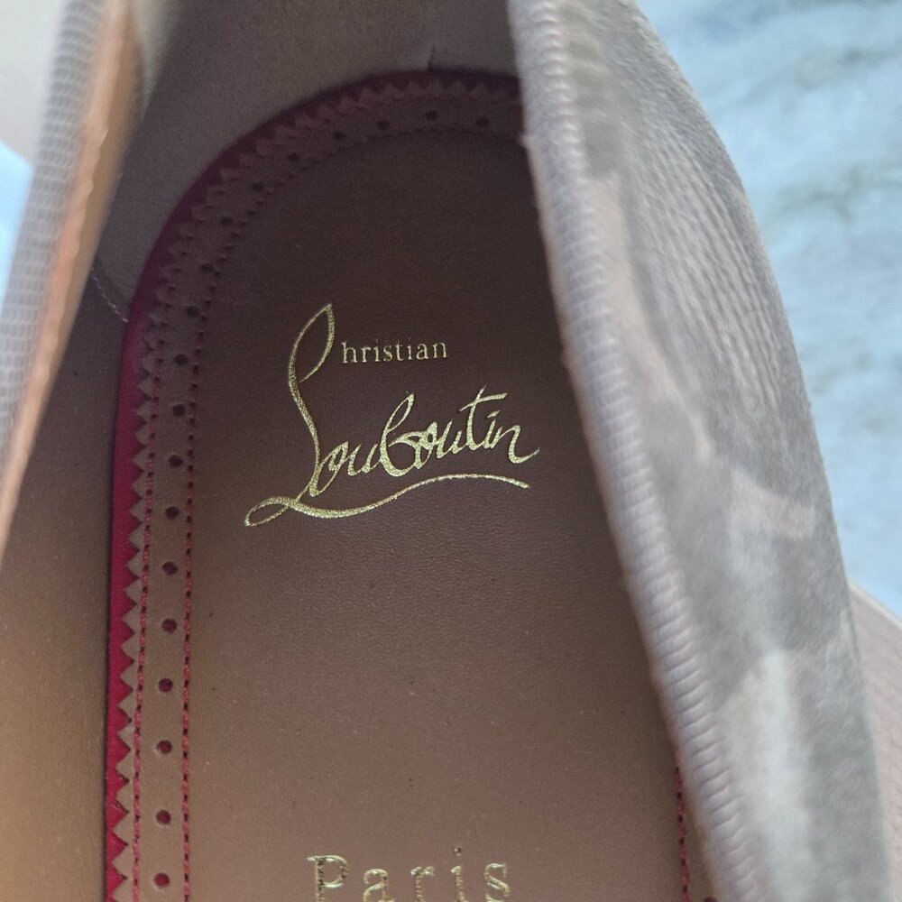 New Christian Louboutin Mens Loafers Dandelion Flat sz 44 - Picture 2 of 5